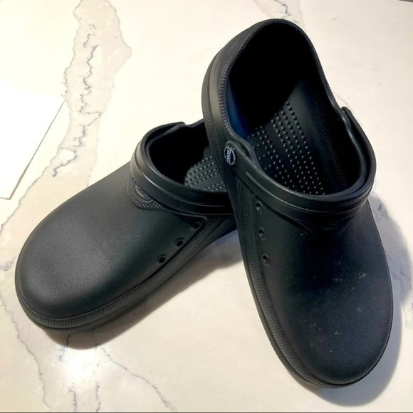 FROGGZ Sz 11 W Shoes for Crews Croc Style Comfort Slip On Clogs Unisex - Picture 1 of 11